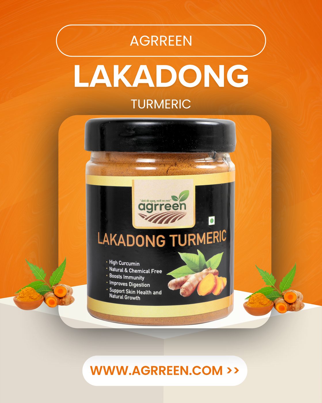 Lakadong Turmeric Powder
