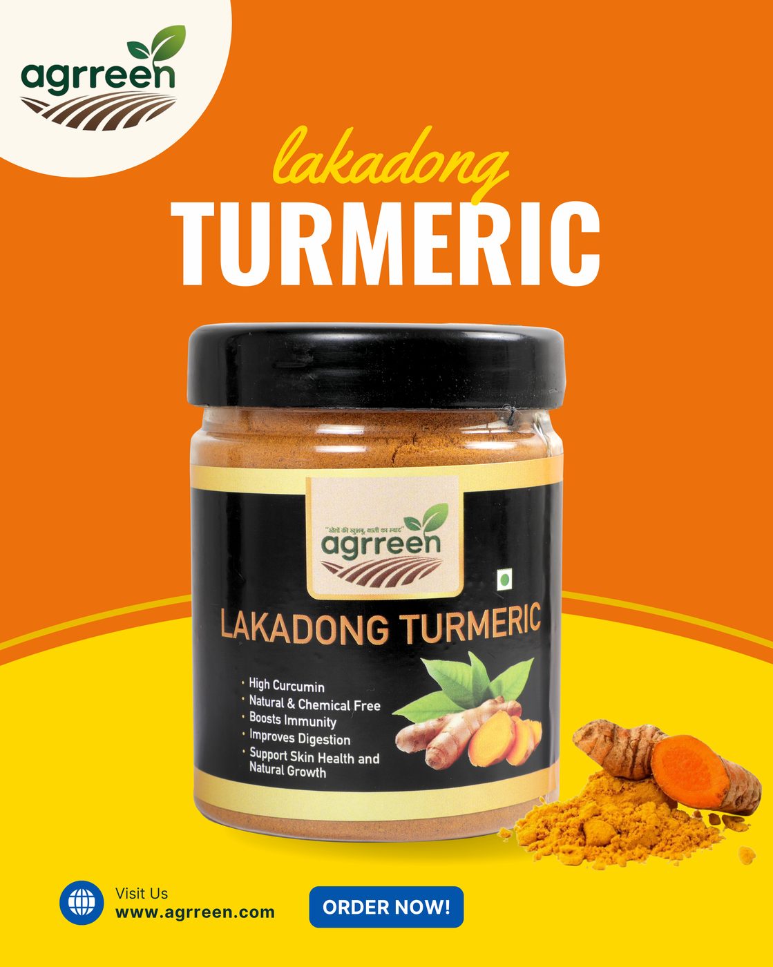Lakadong Turmeric Powder photo 2