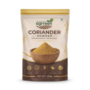 AGRREEN Coriander Powder 100g | Premium Dhaniya Powder | Steam Sterilised Natural Masala No Preservatives
