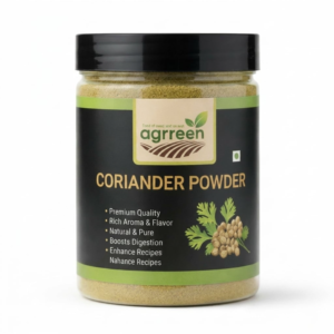 AGRREEN Coriander Powder 100g | Junagadh Gujarat Dhaniya | Farm Sourced Pure Masala FSSAI Certified